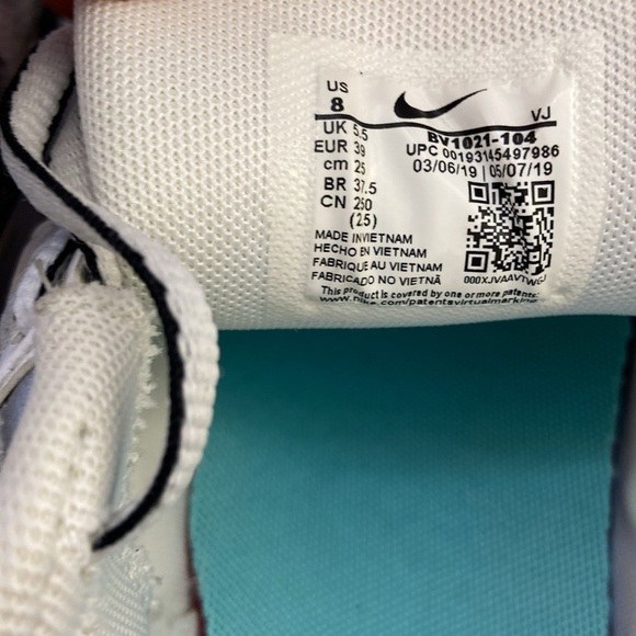 Nike Bowerman Series,Women’s,White/Silver e.t.c. Running Sneakers.Size-8 - Picture 7 of 9